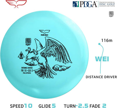 Controlador disco golf 165 a 6oz para set profesionales