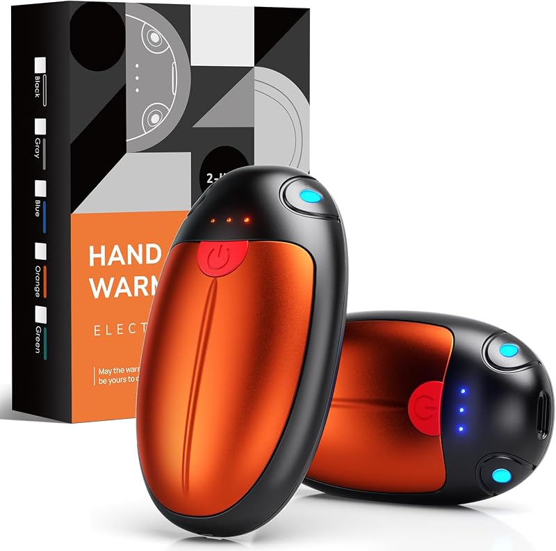 Calentadores de manos recargables 2 pack portátiles 20h