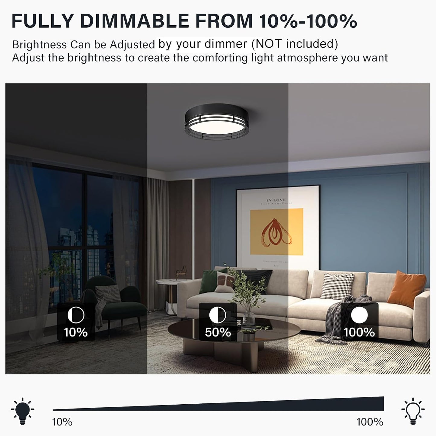 Lámpara LED empotrada techo moderna 2700K-6000K