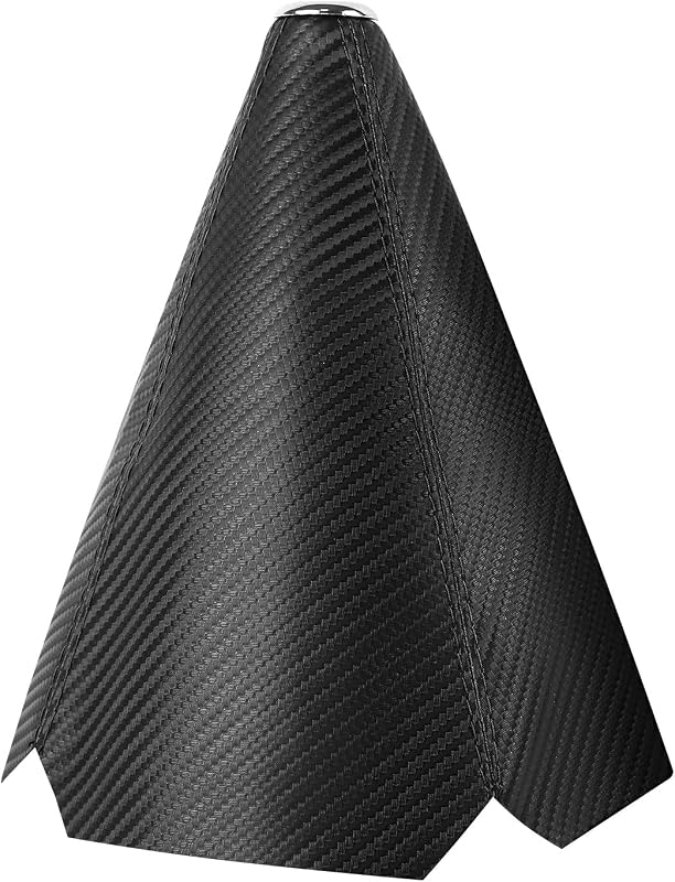 Funda cuero palanca cambios auto antipolvo patrón carbono