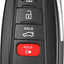 Llavero inteligente Toyota Camry 89904