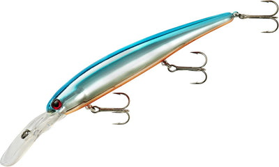 Señuelo pesca 4 3/4 pulg 5/8 oz parte trasera azul cromada