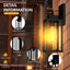 Lámpara pared exterior impermeable para puerta patio garaje