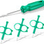 4 Pzas herramientas ajuste aspersor comp Rain Bird 5000 Hunter PGP