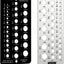Calibre taladro acero inox 1/16 a 1/2 pulg 1 pza negra y plateada
