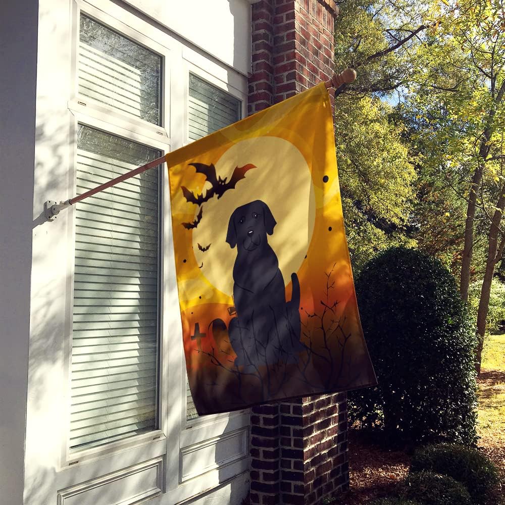 Bandera Halloween labrador grande poliéster