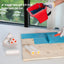 Kit 14 rodillos pintura 4pulg microfibra cubo forro plástico