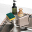 Escurridor plegable acero inox triangular cocina multiuso