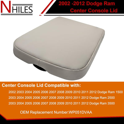 Cubierta reposabrazos Dodge Ram WP051DVAA gris