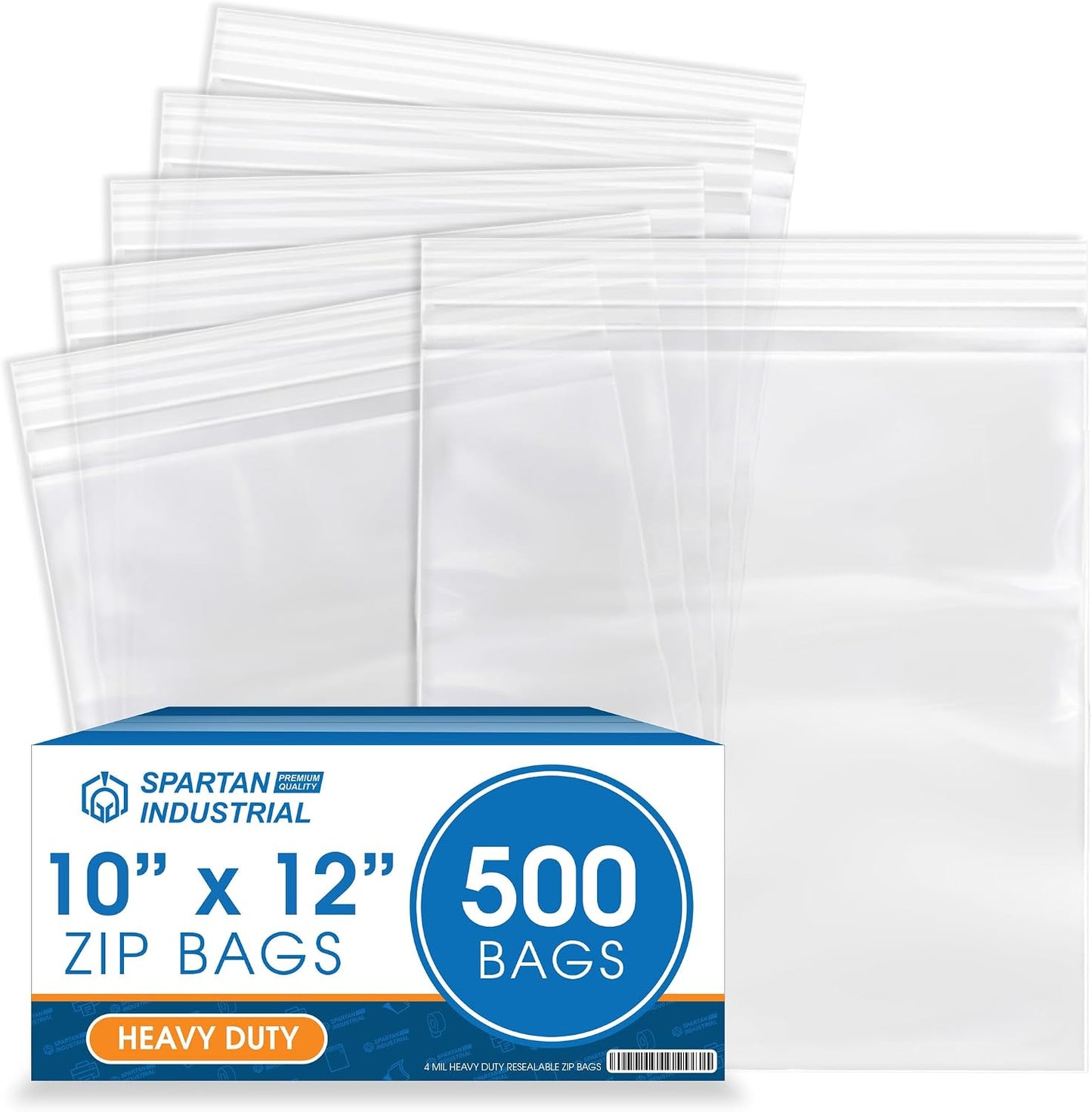 Bolsas polietileno transparente con cremallera 10x12pulg