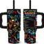Vaso set acero inox 24oz con asa y popote