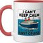 Taza Cerámica Primer Crucero Rojo/Blanco
