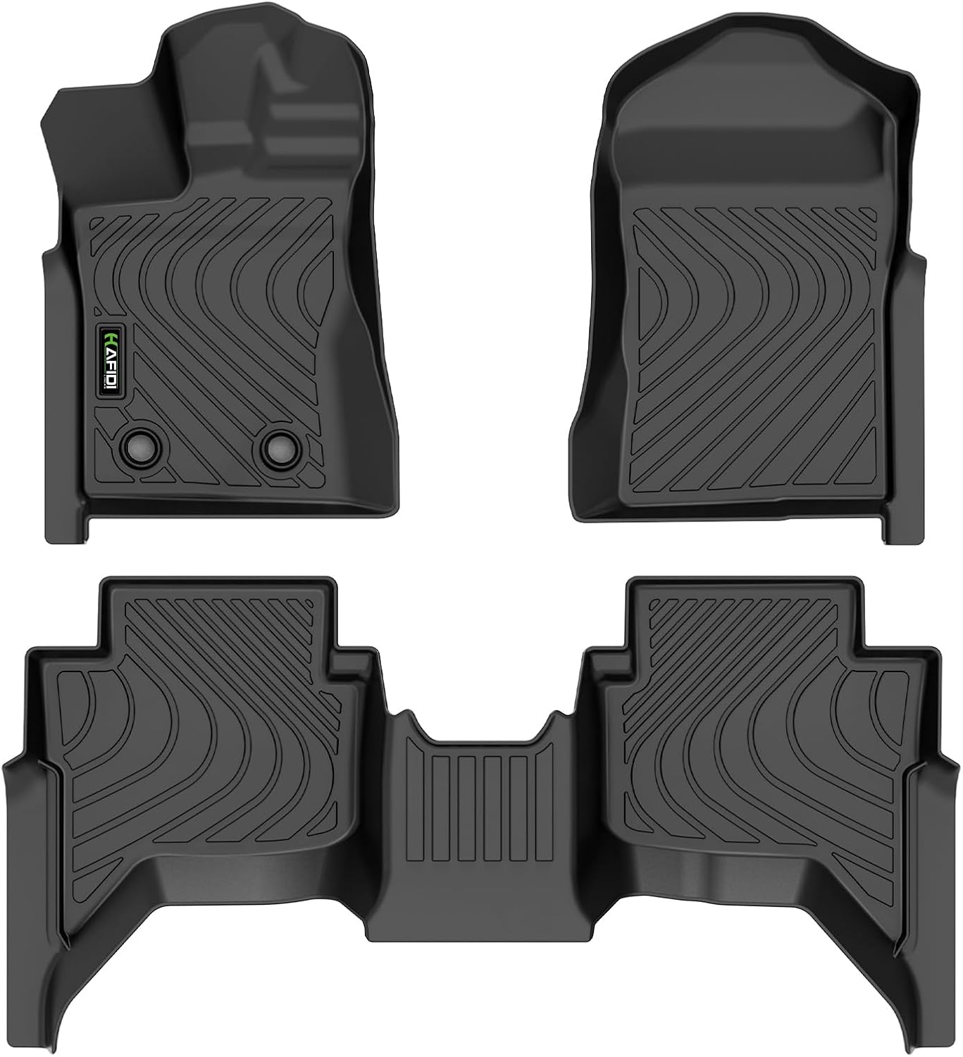Alfombrillas Ford Ranger 2024-25 elastómero antideslizantes