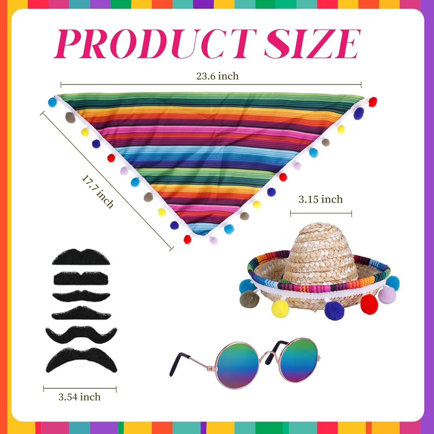 Traje ganso mexicano 23x17pulg Cinco de Mayo