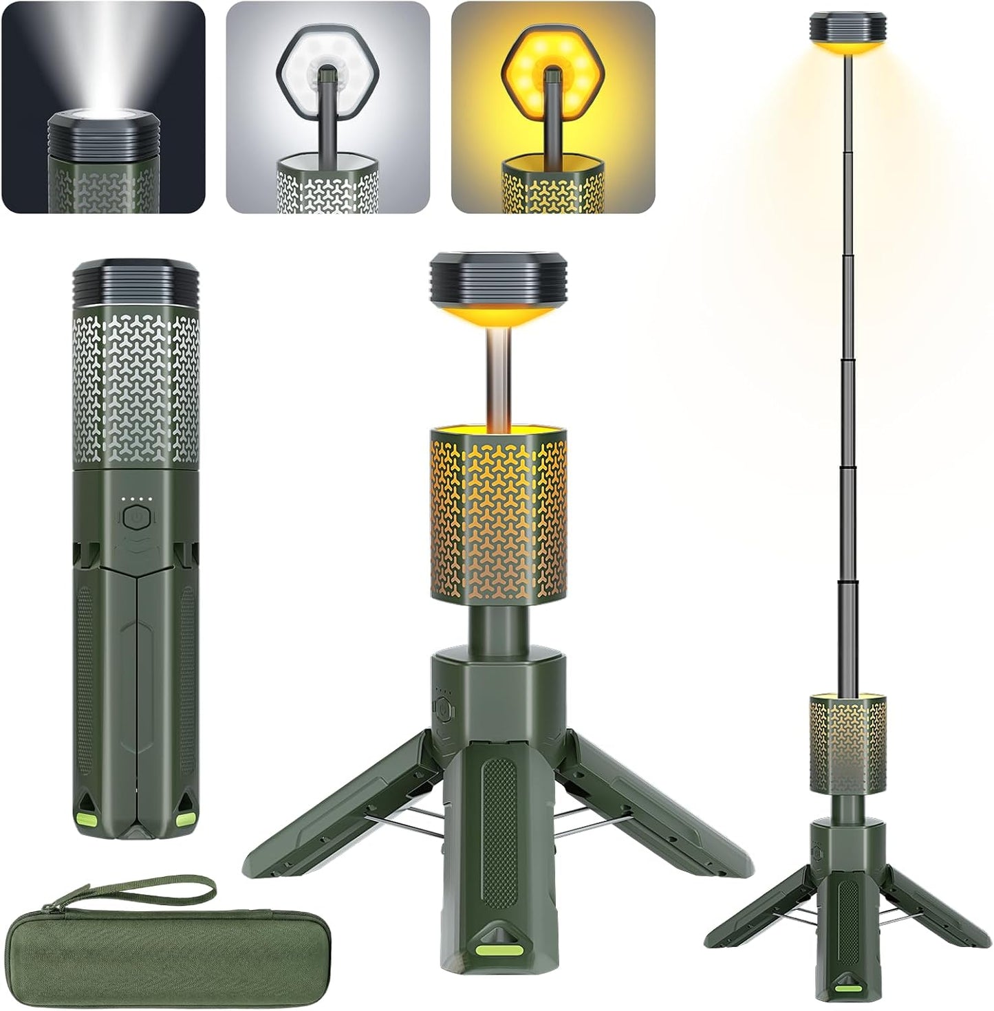Lámpara LED recargable 10500mAh con soporte magnético