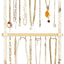 Organiz. joyas colgante macramé 30 ganchos pared
