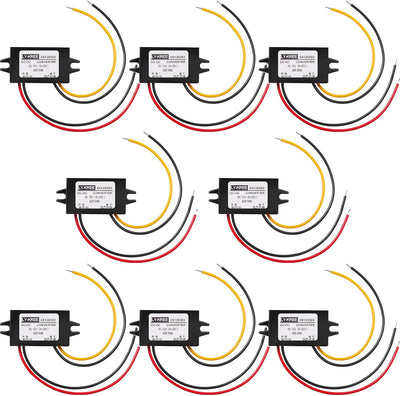 Convertidor 12v a 5v 3a 15w coche 8 Pzas