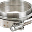 Abrazadera V 3pulg acero inox para tubo escape con bridas T304