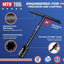 Set llaves tubo métricas 6-19mm acero Cr-V