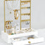 Soporte joyas oro para aretes anillos y pulseras
