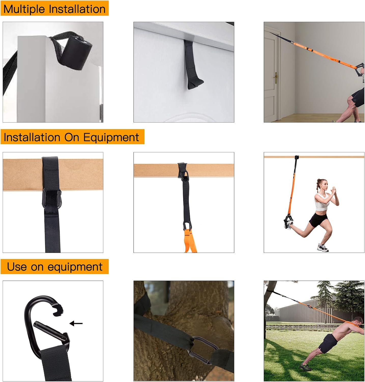 Correas entrenamiento suspensión kit completo cuerpo