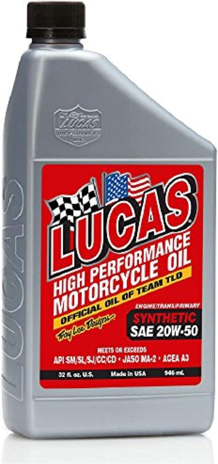 Aceite sintético 20W-50 motocicleta 1qt