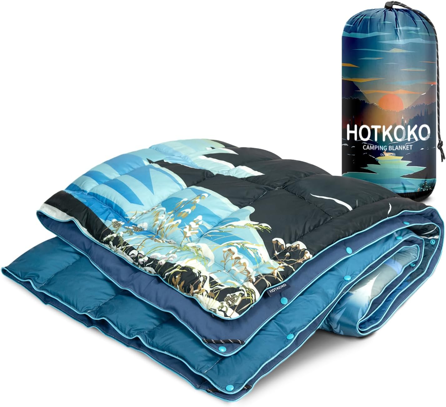 Manta plumón resistente al agua para campamento y viaje