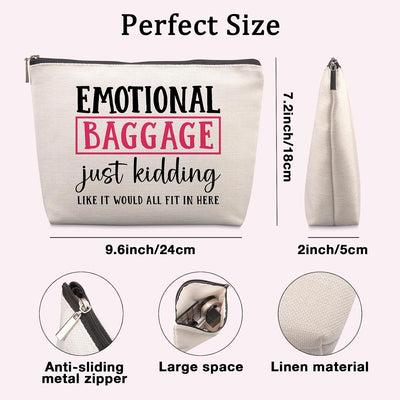 Bolsa maquillaje viaje para mujer estilo clásico