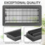 Registro piso 6x12 acero resistente 2 pack