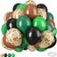 Globos camuflaje verde, negro, marrón 12pulg para hombres