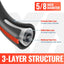 Manguera jardín 3ft 5/8pulg doble uso conector latón 300PSI