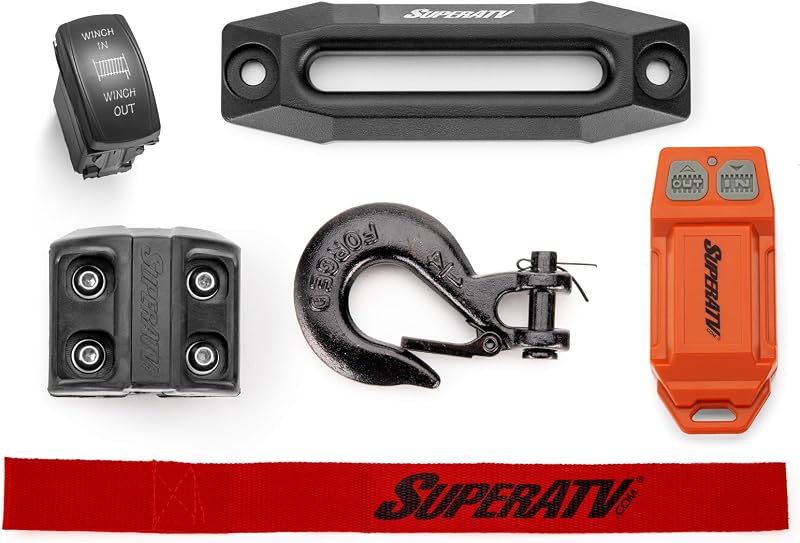 Cabrestante 4500lb para UTV/ATV 1.3HP 166:1