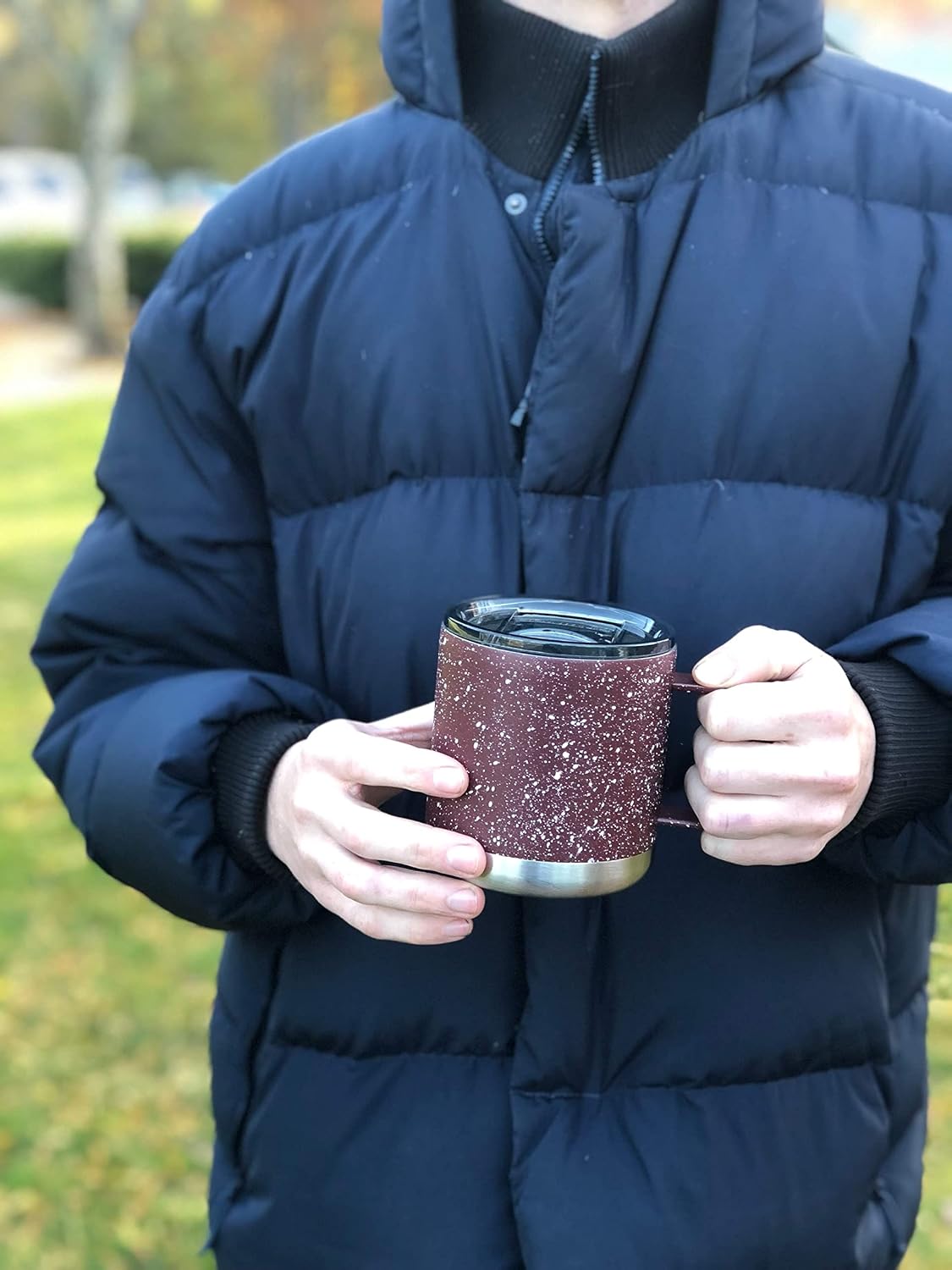 Taza Sage Camp 15oz con Tapa Deslizante