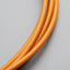 Conjunto cambio bicicleta cable naranja
