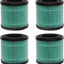 Filtro repuesto KOIOS P40 4uds carbón HEPA H13 3 etapas