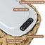 Bote basura cocina 3.5gal ratán sensor movimiento