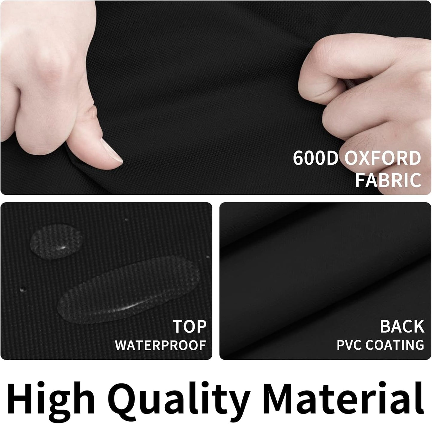 Funda 600D para muebles de patio impermeable 130x84x28