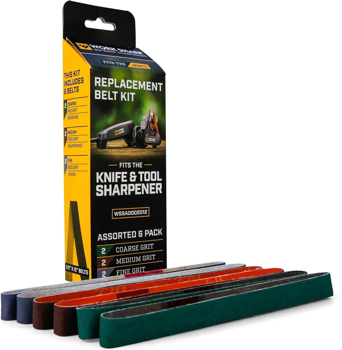 Kit bandas repuesto P80 P220 6000 para afilador cuchillos