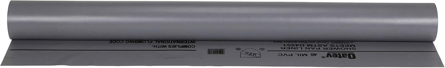 Revestimiento ducha PVC gris 6x50pulg