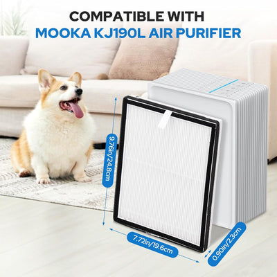 Filtro repuesto KJ102 para purificador MOOKA paq 2