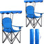 Silla campamento reclinable plegable con toldo 350lb