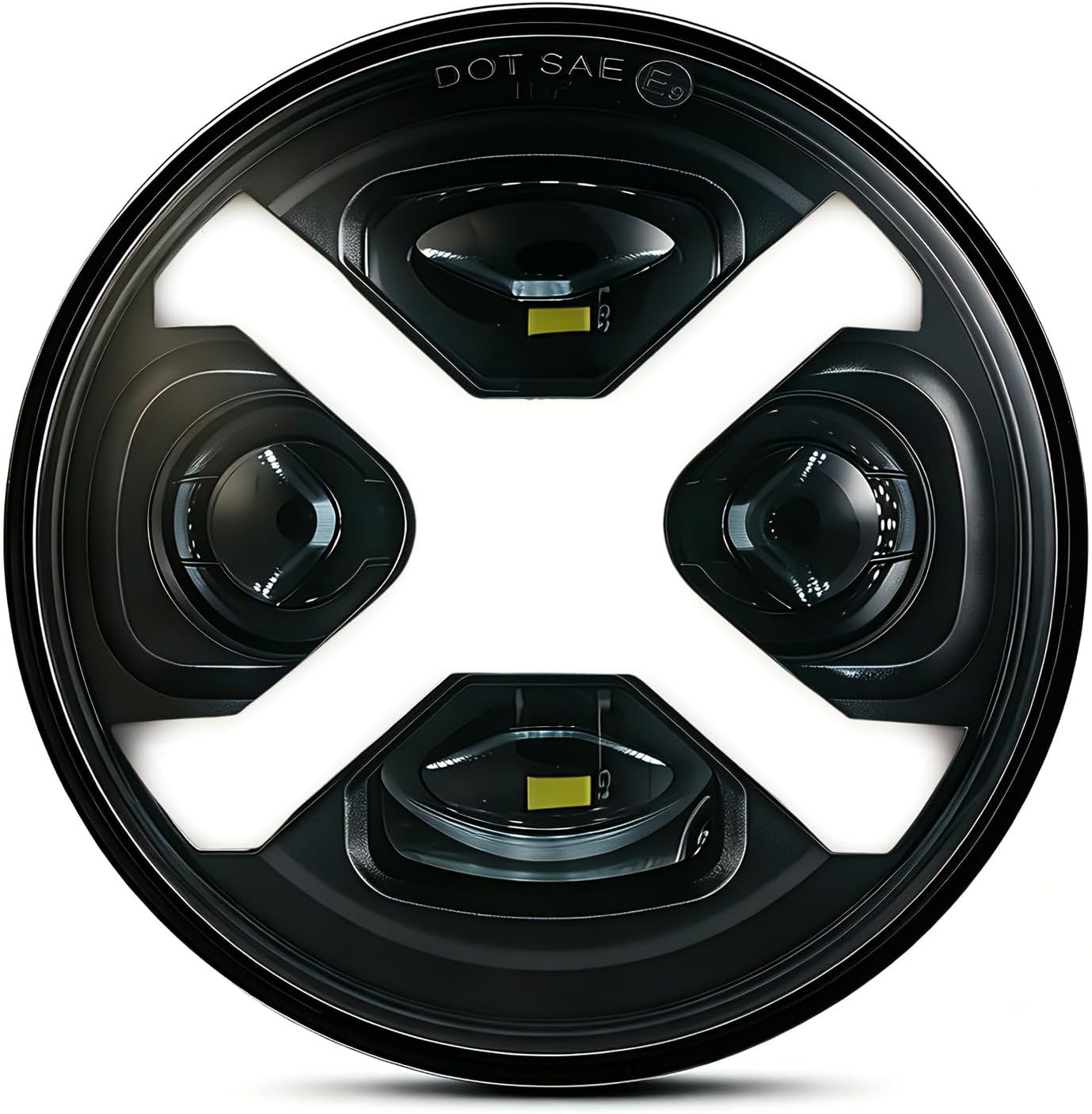 Faro delantero motocicleta 5.75" comp Harley Dyna Low Rider
