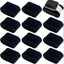 12 Pulseras Terciopelo Negro con Soporte Joyería