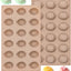 Moldes silicón nogal 18 piezas para galletas y postres