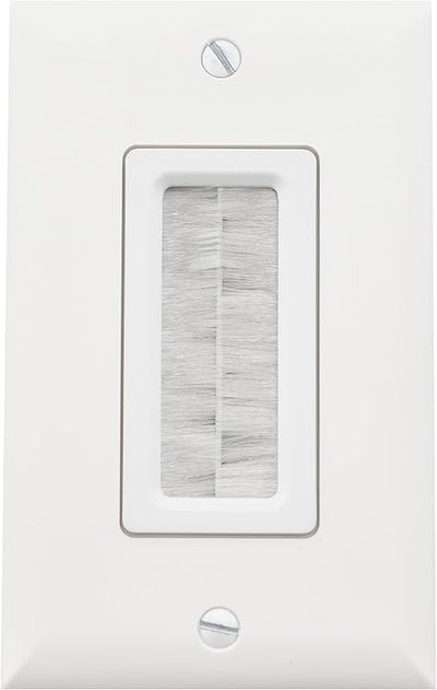 Placa pared OnQ para cables bajo voltaje oculta WP1014WHV1 blanco