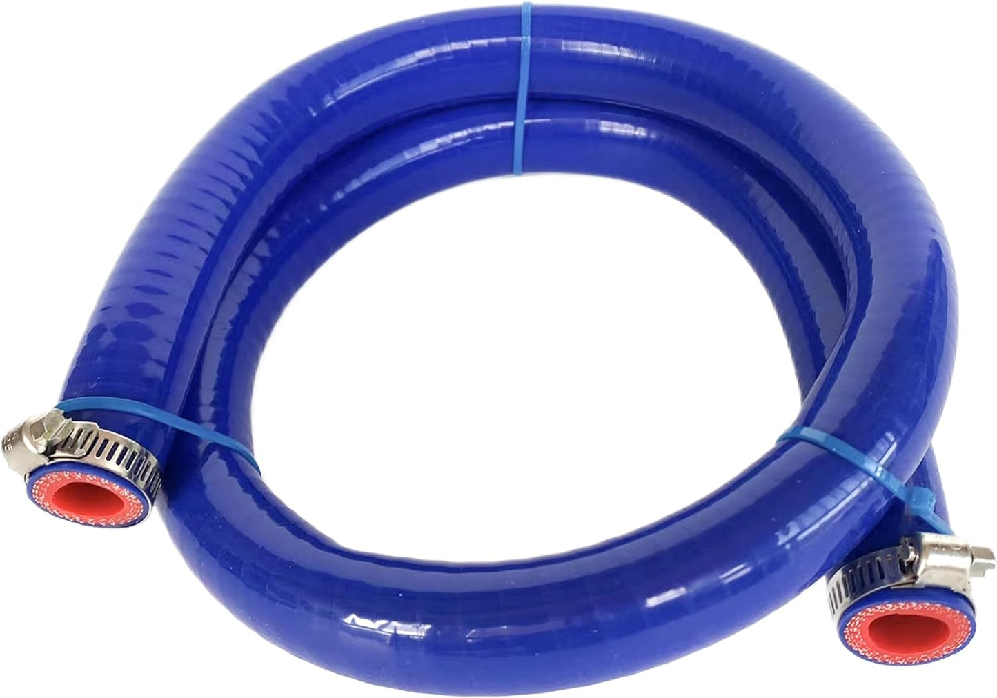 Manguera silicona reforzada 16mm 3.28ft azul