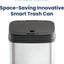 Cubo basura automático sensor infrarrojo 12l acero inox