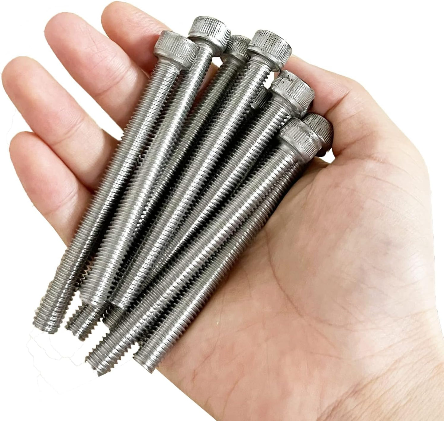 Tornillos cabeza hueca M8 x 3.15pulg acero inox 304 10uds