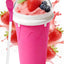 Vaso Granizado 16.9oz con Tapas Popote para Niños Familia
