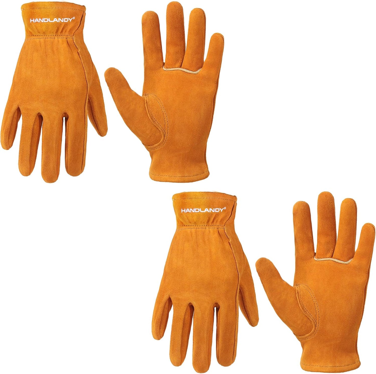 Guantes jardinería niños cuero para niños 2-11 años